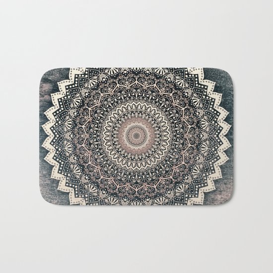 WARM WINTER MANDALA Bath Mat