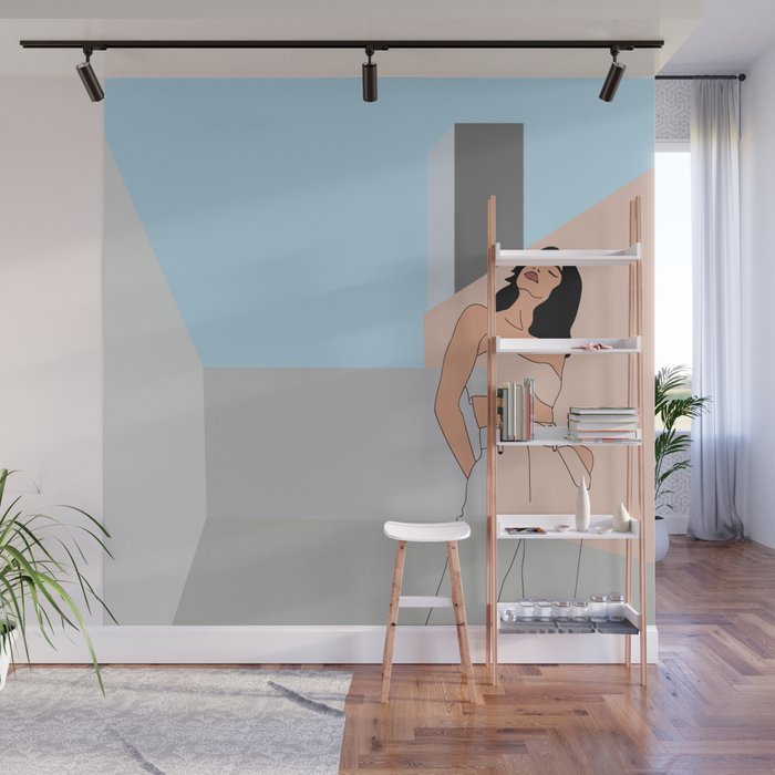 Sunbathing Wall Mural