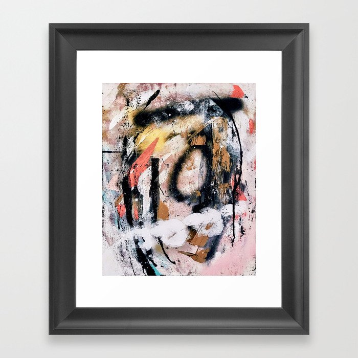 Lightning Soul a vibrant colorful abstract acrylic, ink, and spray