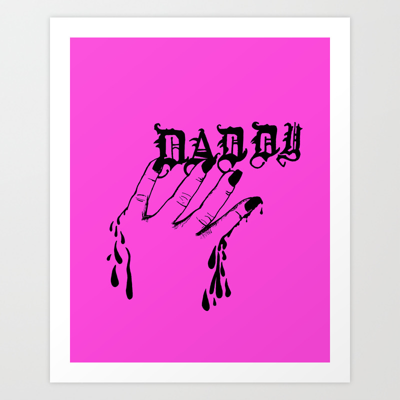 lil peep daddy tattoo,Lil Peep smoking,Lil Peep pink hair,Canvas poster