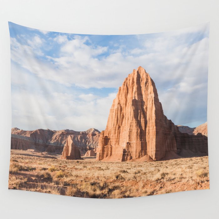 Temple of the Sun - Utah Landscape Photography Wall Tapestry