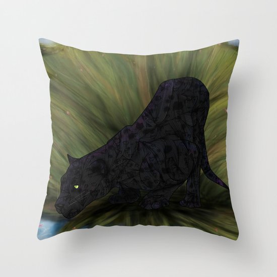 Jaguar Throw Pillow