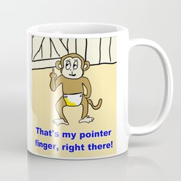 Monkey Finger Coffee Mug