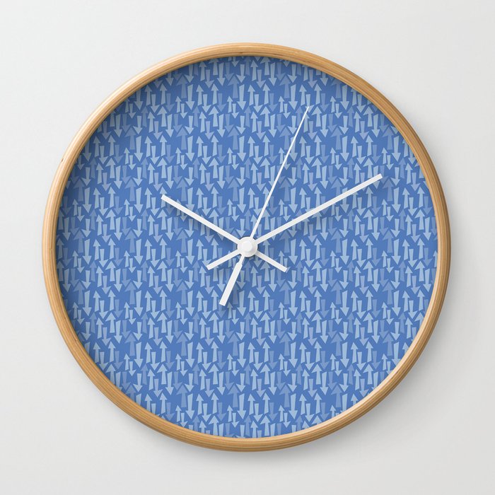 children's pattern-pantone color-solid color-light blue Wall Clock