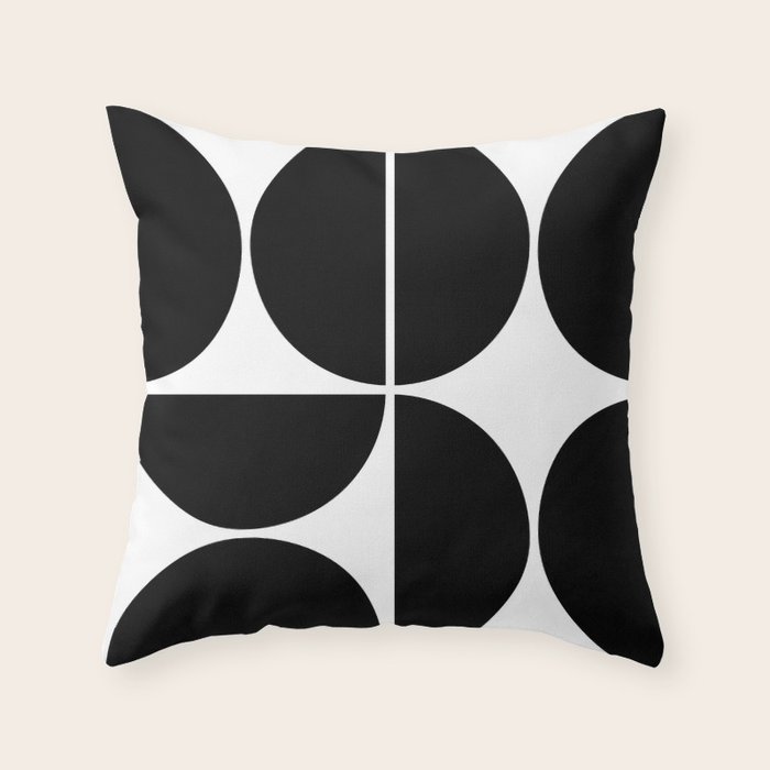 black square pillows
