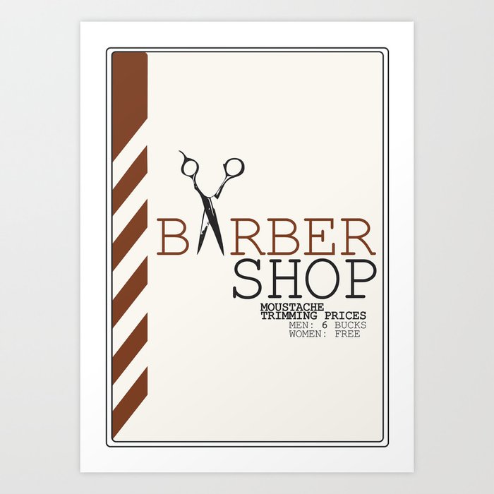 Barbershop Art Print