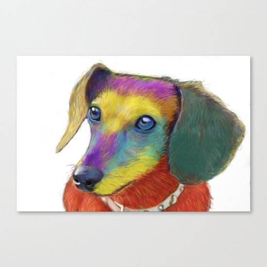 Dachshund Dog Canvas Print