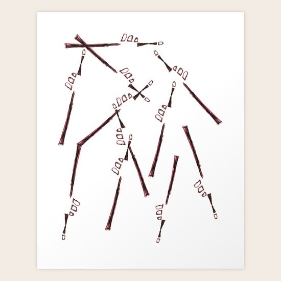 Support Lines Art Print