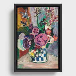 Henri matisse Floral Art Framed Canvas