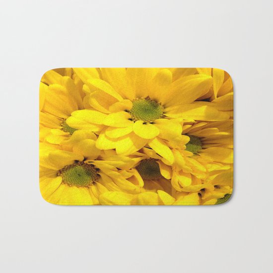 Yellow Daisies Bath Mat
