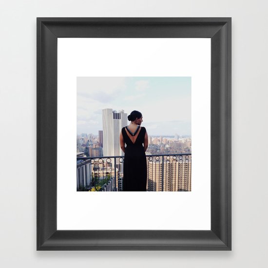 Eda Lourdes Accessories F/W 2014 NYC Photoshoot Framed Art Print