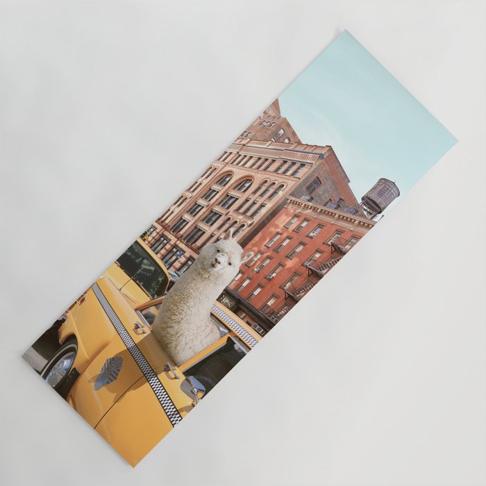 Alpaca In New York Yoga Mat By Paulfuentesphoto Society6