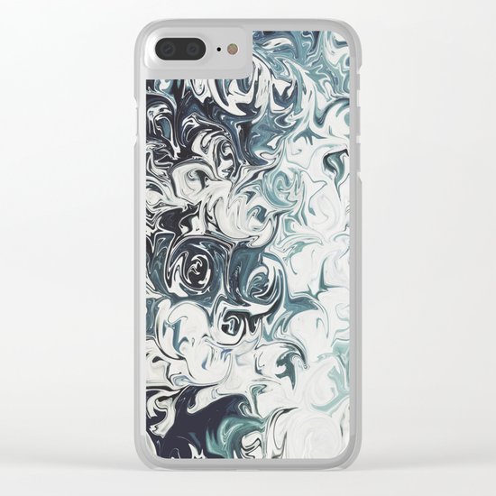 Abstract 137 Clear iPhone Case
