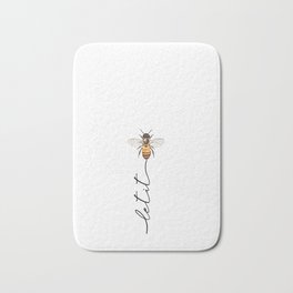 let it bee, let it bee...  Bath Mat | Bee, Greenpeace, Forwomen, Coffee, Yesterday, Savetheearth, Christmas, Globalwarming, Best, Song 