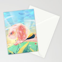 mini lop Stationery Cards