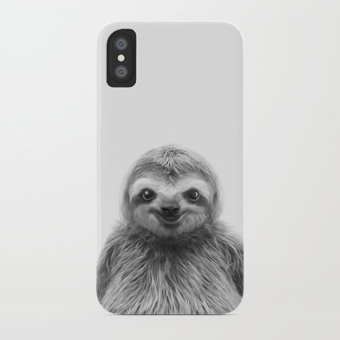 young sloth iphone case