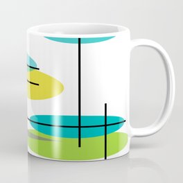 Mid-Century Modern Atomic Design Coffee Mug