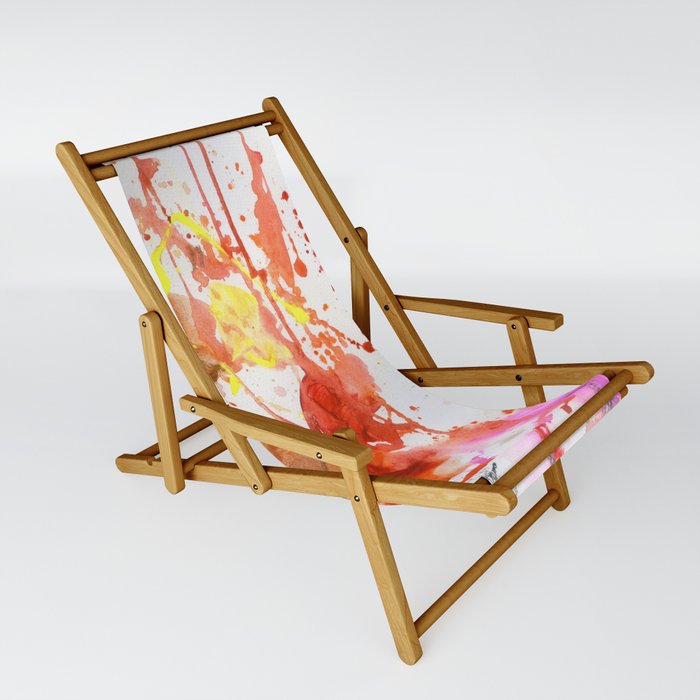 abstract rain N.o 2 Sling Chair