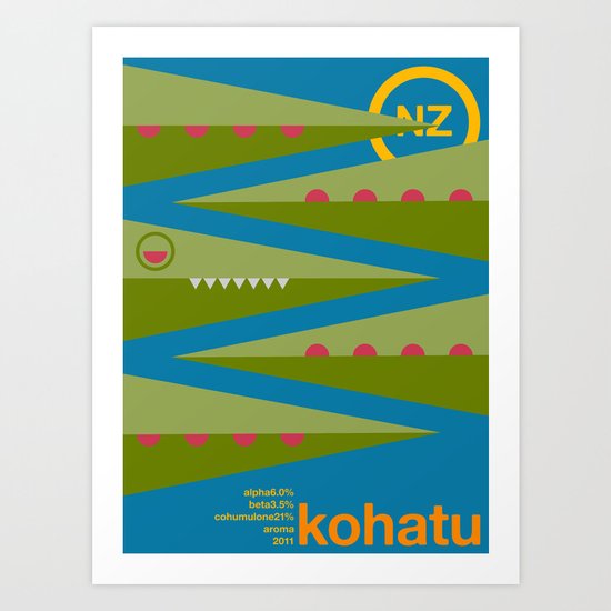 kohatu single hop Art Print