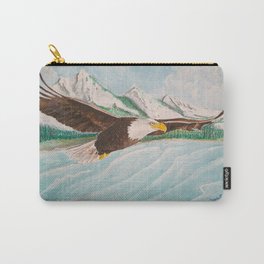 Eagle Wings Carry-All Pouch | Painting, Eagle, Watercolor 