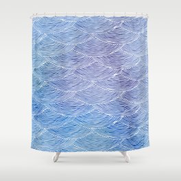 Mermaid  Scales Shower Curtain