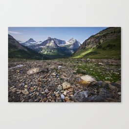 Mountain Landscape in Glacier National Park Canvas Print