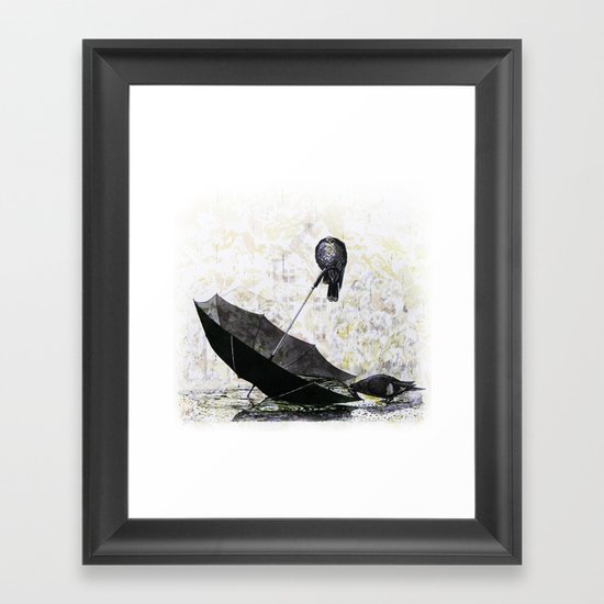 Pigeons Framed Art Print