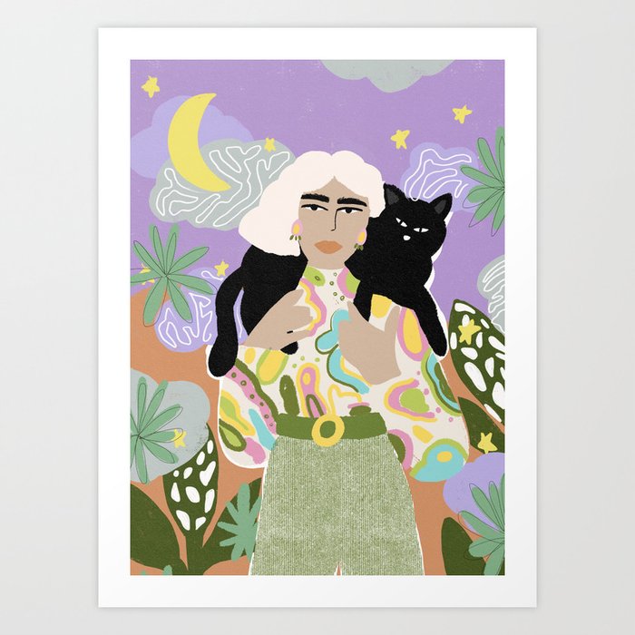Witchy Woman Art Print