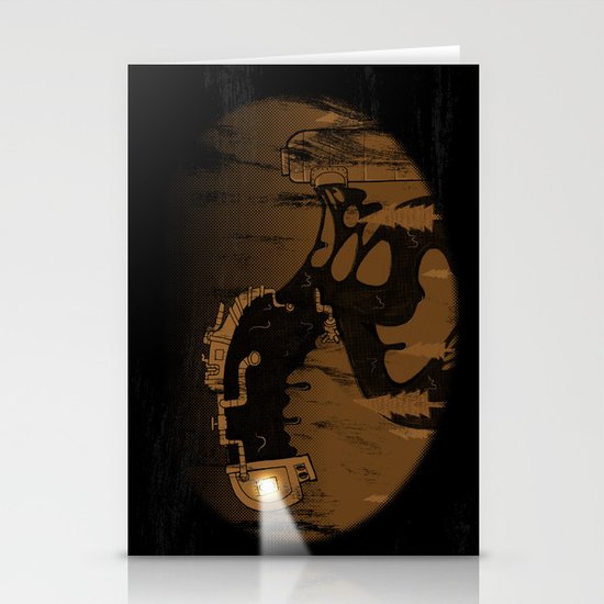 oil monster Stationery Cards