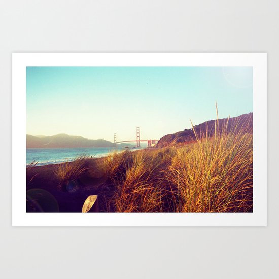 Golden Art Print