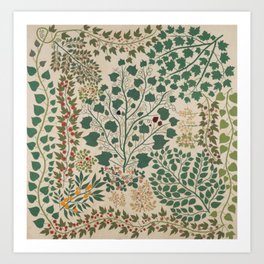 Leaf Quilt Art Print