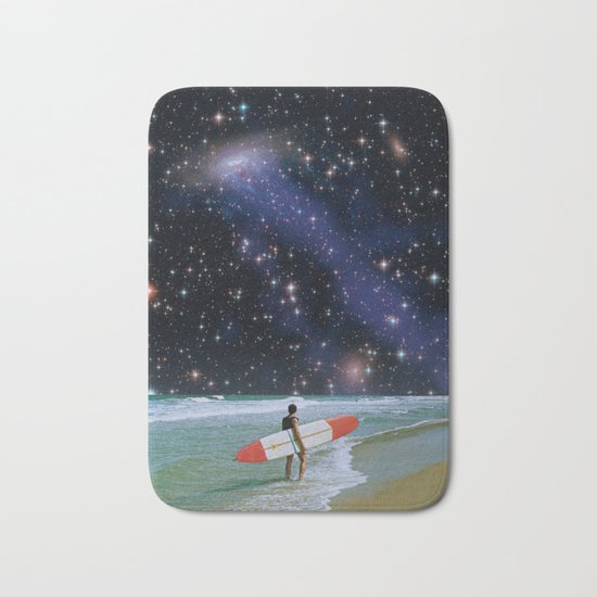 Surfer on Horizon Bath Mat
