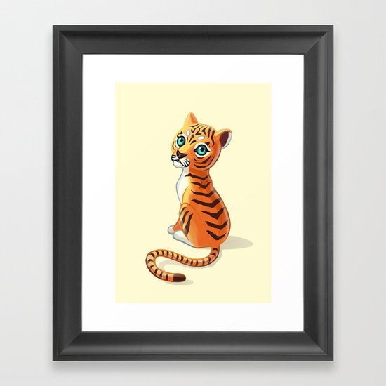 Tiger Cub Framed Art Print