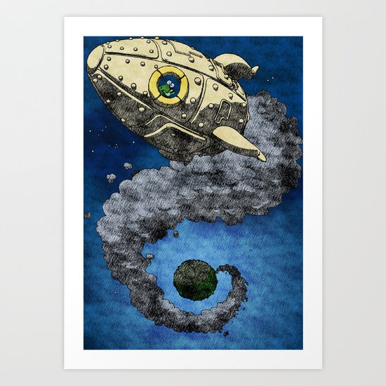 Bye bye (variation) Art Print
