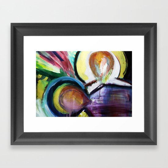 Off the Cross Icon Framed Art Print