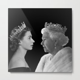 Queen Elizabeth II RIP 1926-2022 Metal Print | English, London, Queenelizabeth, Queenrip, Restinpeace, Uk, Graphicdesign, Ukqueen, Ripelizabeth, Ripqueen 