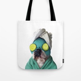 Dog SPA Art Print Tote Bag