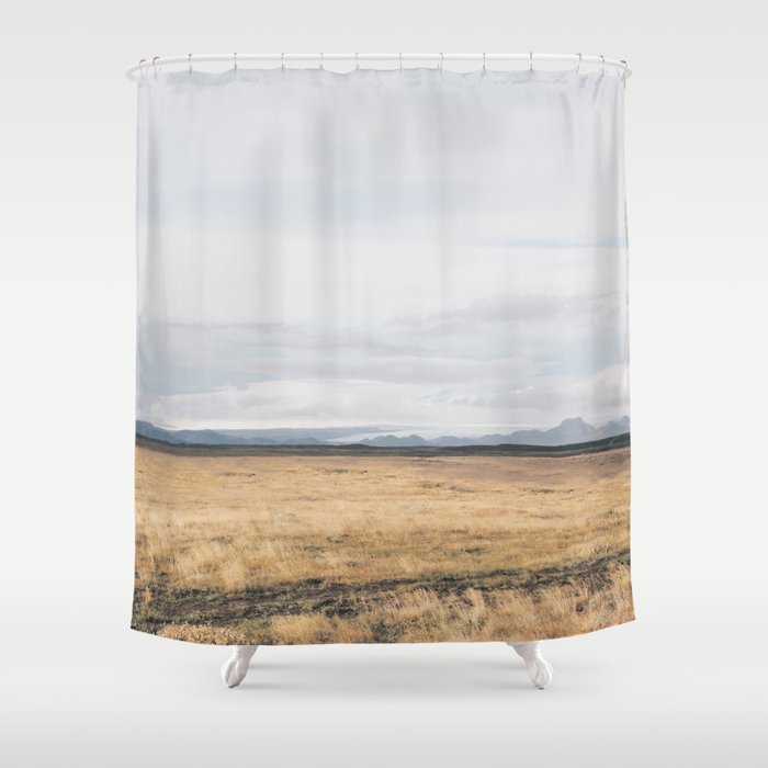 Distant Mountain Shower Curtain