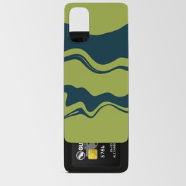 Deep Blue Rivers on Icky Green Grass Android Card Case