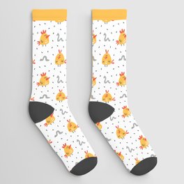 Chicken and Worms Socks