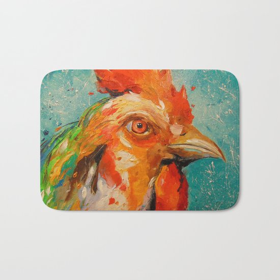 Rooster Bath Mat