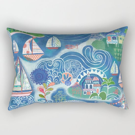 Dream Boats Rectangular Pillow