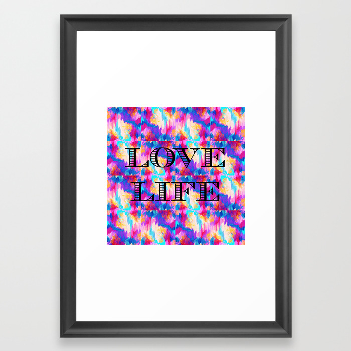 Love Life Romantic Fine Art Typography Whimsical Sweet Abstract