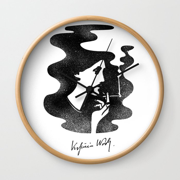 Virginia Woolf Wall Clock