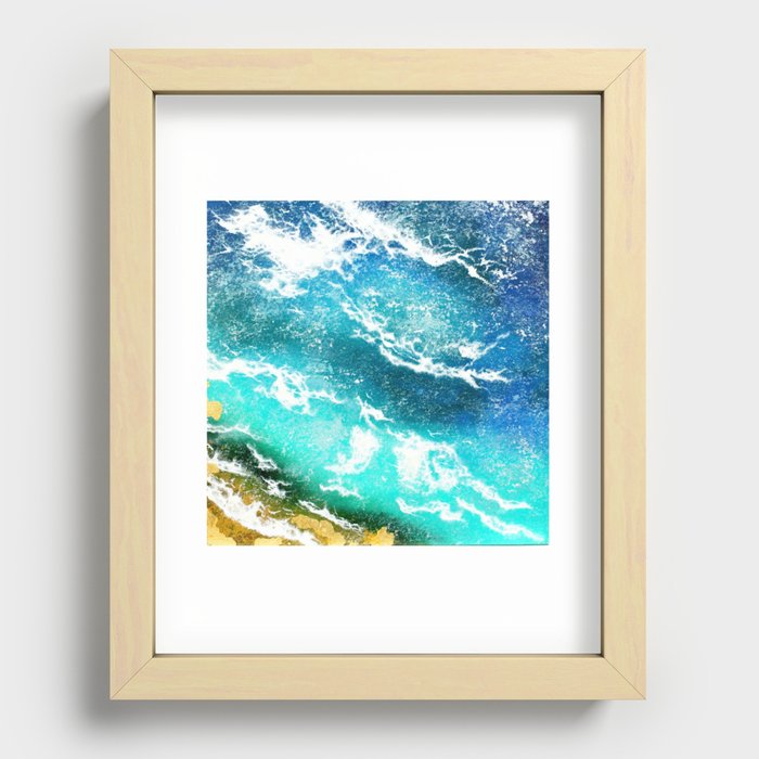 Ocean Recessed Framed Print