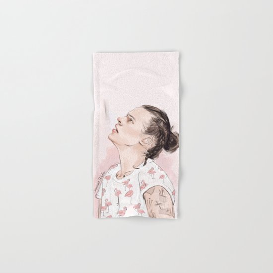 Harry Flamingo Hand & Bath Towel