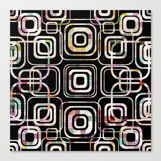 Colorful cube ring Canvas Print