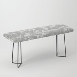 Light Gray Abstract Bench