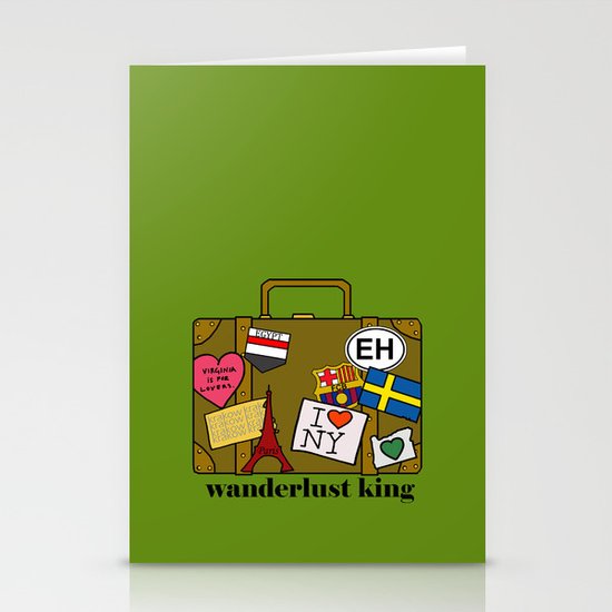 Wanderlust King Stationery Cards