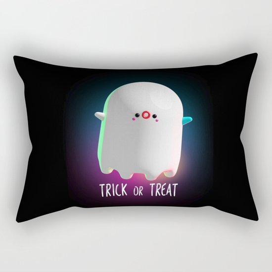 Spooky Ghost Rectangular Pillow